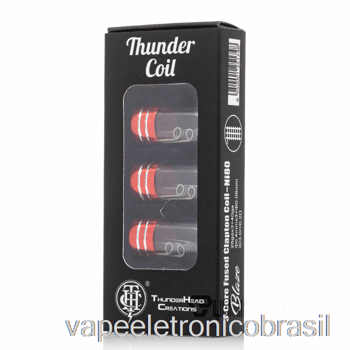 Vape Vaporesso Thunderhead Criações Bobinas De Trovão Pré-construídas Bobinas Clapton Fundidas De 3 Núcleos